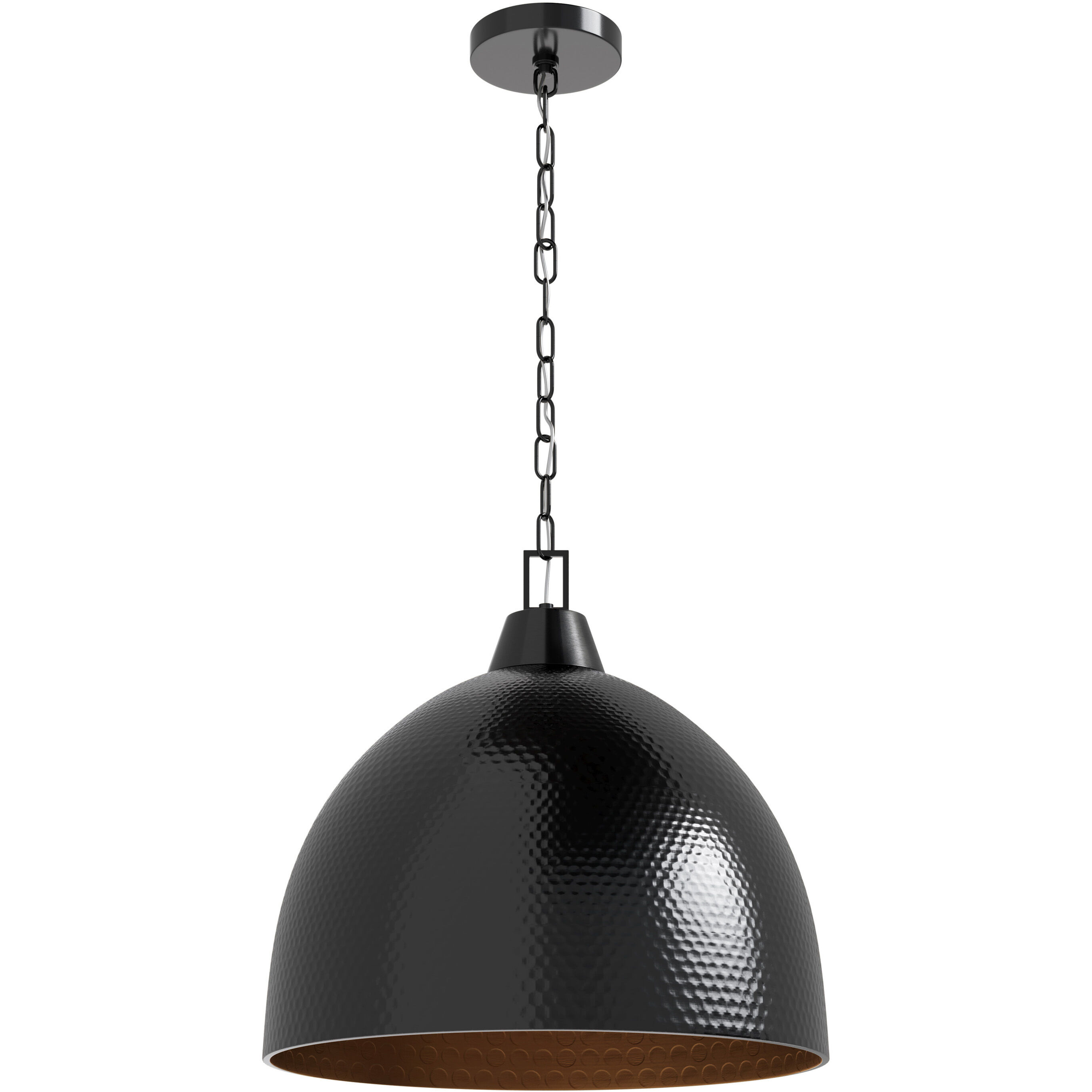 Arrco 3 Light 18 inch Black Stainless Steel Pendant Ceiling Light
